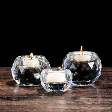 Hot Sale Wedding Favors: Glass Crystal Candle Holders - Small Crystal Decorations