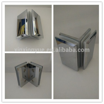 Zinc alloy 135 degree glass door clamp for frameless glass door