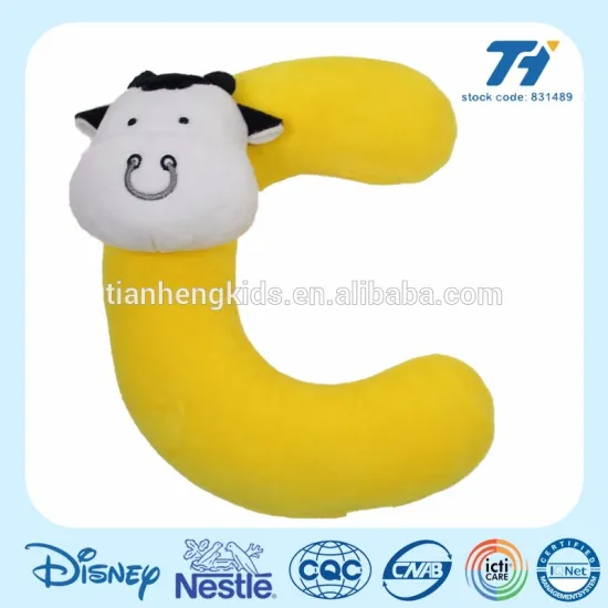 C alphabet letter toys with cow shape soft toys to kids
