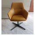 Conjunto de sofá europeu moderno de luxo com base giratória