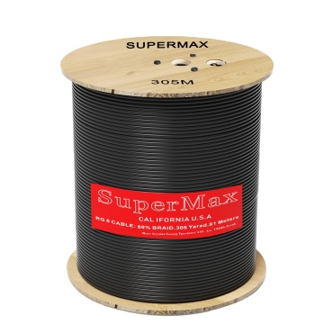 Factory Price Somalia Security CCTV Camera RG6 Coaxial Cable with Power Wires