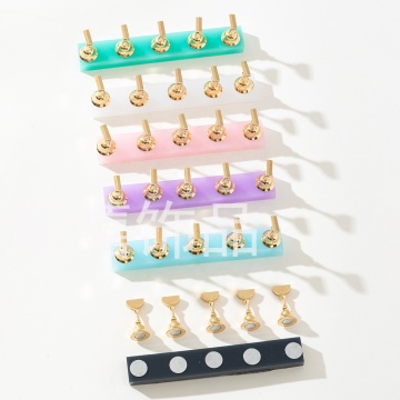 Qianya 2024 Nail Polish Display Tool - Aurora Nail Exercise Base & Magnetic Tip Holder