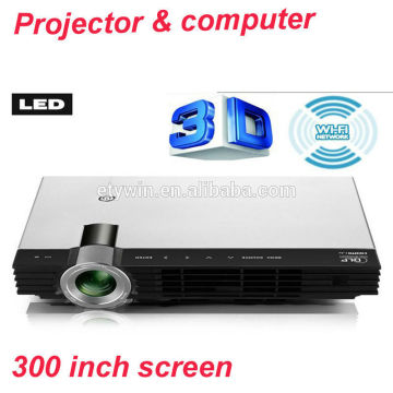 Projector Wholesale Mini Projector of full hd 3d led projector built-in computer 300 inch projector screen hd projector