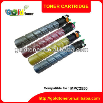 Color toner cartridge MPC 2550 for ricoh MPC2030 2050 2550 2530