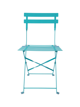 Outdoor Metal Folding Slat Chair(5 Seat& 2 Back)