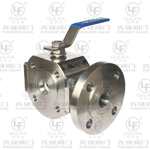 T Port 3-Way Ball Valve (wafer type)