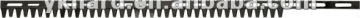 65mn Black Garden Tools Part of single Hedge Trimmer Blade