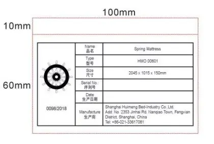 DNV standard Moudle D CE Ship foam mattress