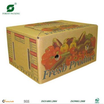FRUIT AND VEGETABLE UNWAXED CORRUGATED BOX