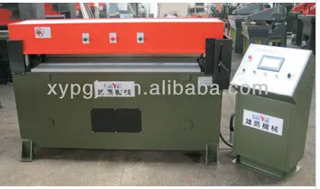 Automatic feeding by roller hydraulic plane cnc plastic/rubber cutting machine