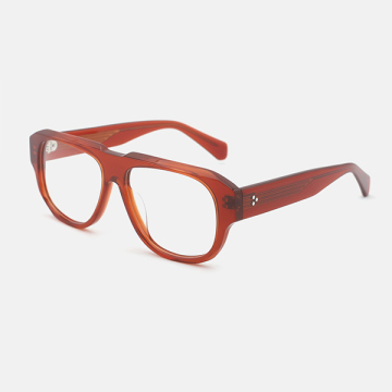 Aviator Acetate Unisex 광학 프레임 25A3045