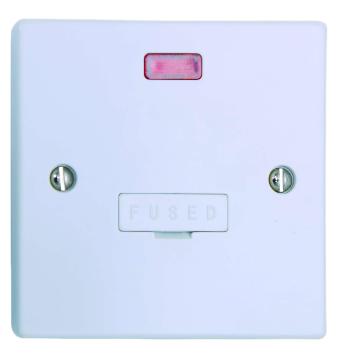 13 AMP Fused Connection Units, with Neon