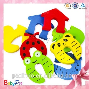 2015 China wholesales products for baby care colorful pattern sliding door stopper EVA door stopper