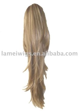 synthetic clip wigs