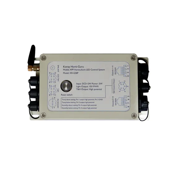 GS8P Mobile App: Horticulture LED Control System for Plant Grow Light and Environmental Monitoring