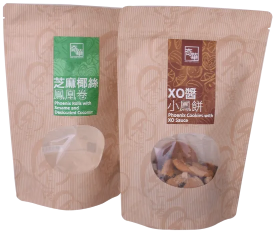 Snack Packaging Stand Up Pouch With Window