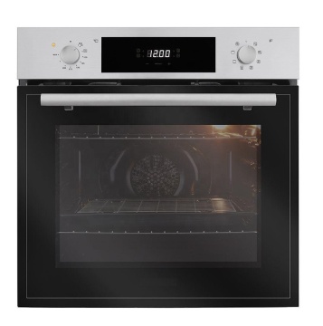 24 inch gas + electric Stainless Steel Convection Triple glass door bakery oven rottiserie chicken oven pizza oven