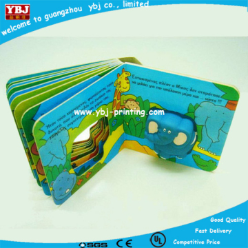 Card board full color book printing and publishing of children books in china