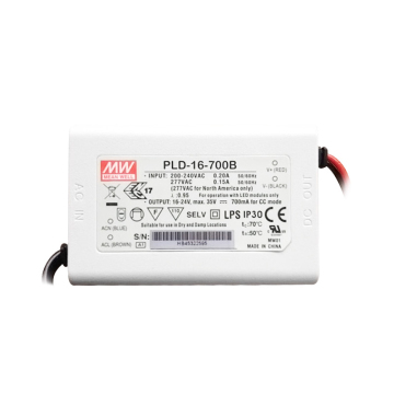 Mean Well PLD-16-700A 16W 700mA LED Driver with PFC Function