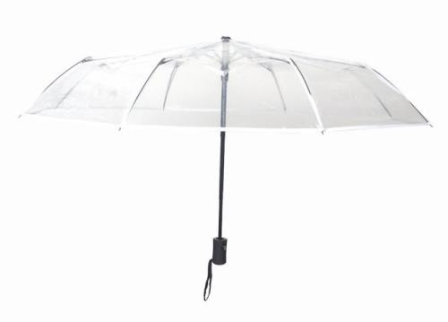 De transparante paraplu kwaliteitsinspectie