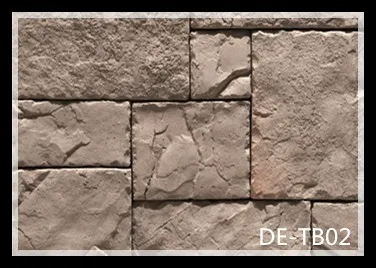 Artificial outdoor european style castle stone bricks