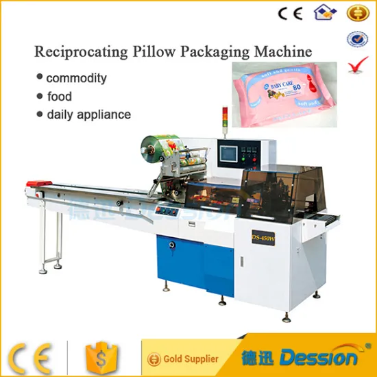 Automatic pillow facial tissue packing machine wet wipe packing equipment