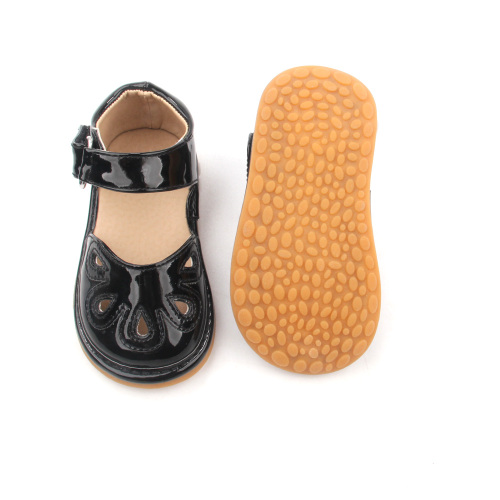 Sandalias de suela de goma PU zapatos de niña chillones al por mayor