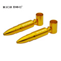 Rich Gog Metal Smoking Pipe Medium Bullet Shape Aluminum Smoking Tobacco Pipa Portable Pipes For Smoking Herb Bullet metal pipe