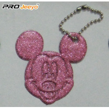 Pendentif de Mickey vert de feuille de PVC de Salut-Vis pour des enfants