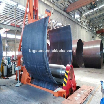 CNC hydraulic three roll plate rolling machine
