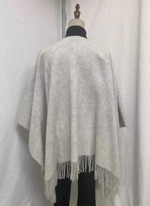 Pure Wool Gray Shawls