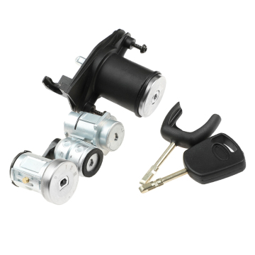 Door Lock Cylinder Set with Key for Ford Fiesta MK V & Fusion 2002-2012 (1479660)