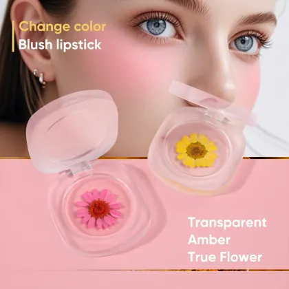 2025 Vegan Flower Jelly Color Change Blush Cream with Custom Logo