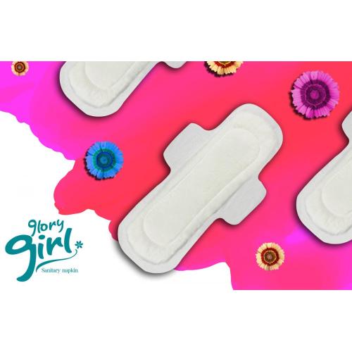 Super soft non-woven fabric sanitary napkins