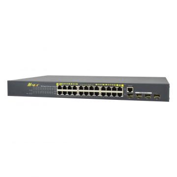 24-poorts beheerde PoE Gigabit-switch