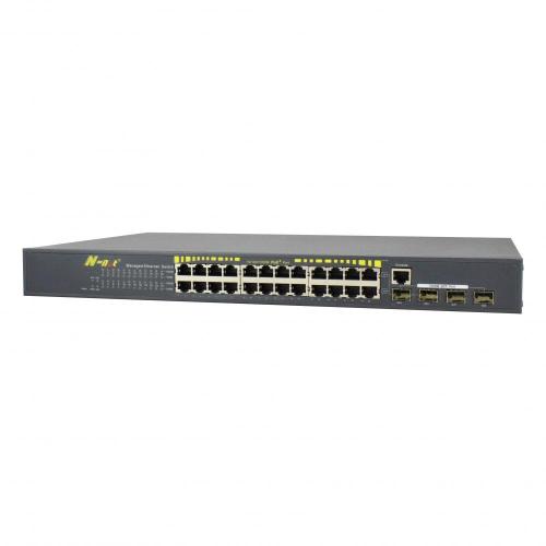 24 Port Managed PoE Gigabit Switch