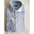 Men Casual Y/D Poplin Italy Collar Sleeve Shirt