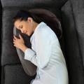Almofado de espuma de memória ajustável para dormentes laterais