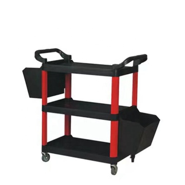 Multifunctional 3 Shelf Auto Repair Tool Cart