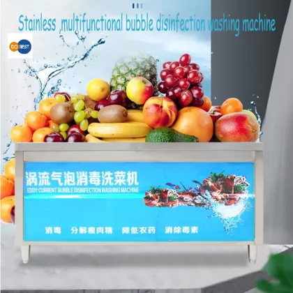 Vegetable Vortex Wash Machine: S/S Residue Filter Food Processing Equipment for Fruit and Vegetable Washing
