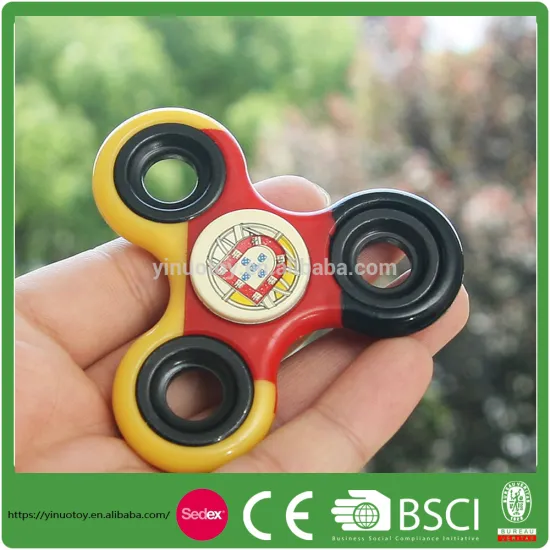 Wisdomspot Fidget Spinner Toy Stress Reducer - Perfect For ADD, ADHD, Anxiety, and Autism Adult Children for Killing Time (black