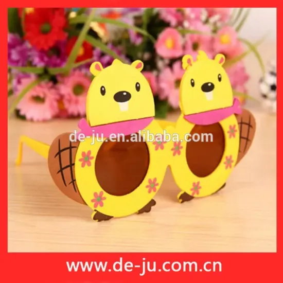 Promotion Yellow EVA Honey Bee Children Toy Glasses