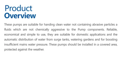 KF Domestic Portable Home Water Pump - Peripheral Vortex Clean Water Pump