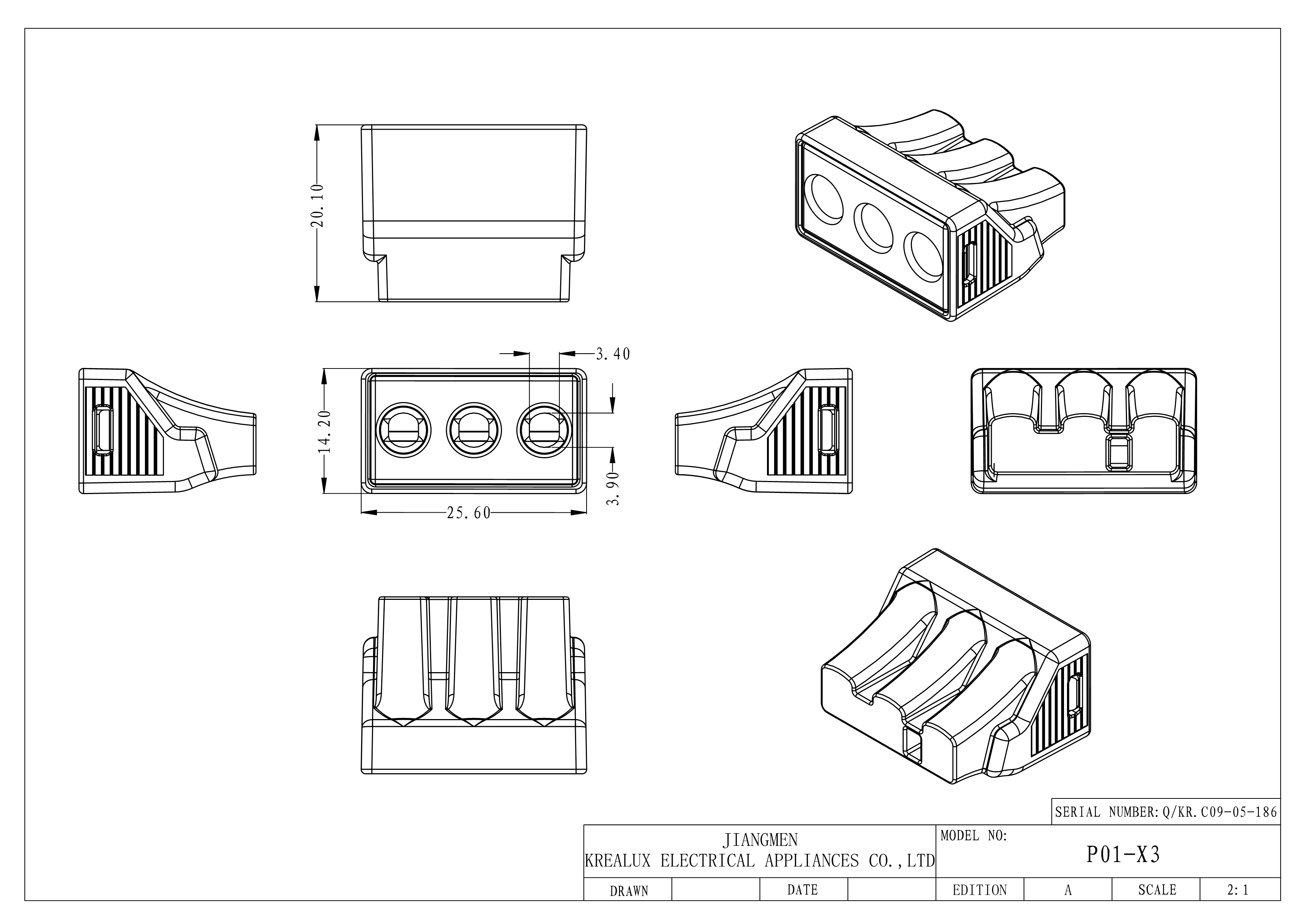 Low Voltage Wire Connector