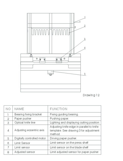 480mm Cutting Width Paper Cutting Machine (4800H)
