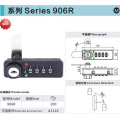 Trava de trava de armário de trava de combinação mecânica de quatro dígitos
