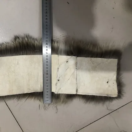 Custom real natural coyote fur trim coyote fur collar