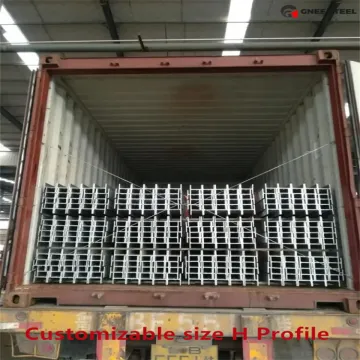 W8X13 W8X10 H Beam H Type Steel Arch Bending Machine Pig Iron for Steel Making H Beam