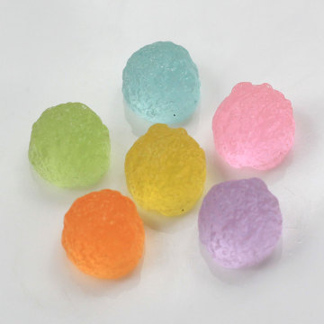 Groothandel 12*12*10mm Leuke Losse Ronde Bal Snoep Stijl Hars Cabochons Kralen voor Craft Baby Speelgoed Kids