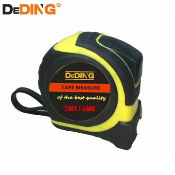Tape Measure with Retractable Steel Blade Rubber Coating